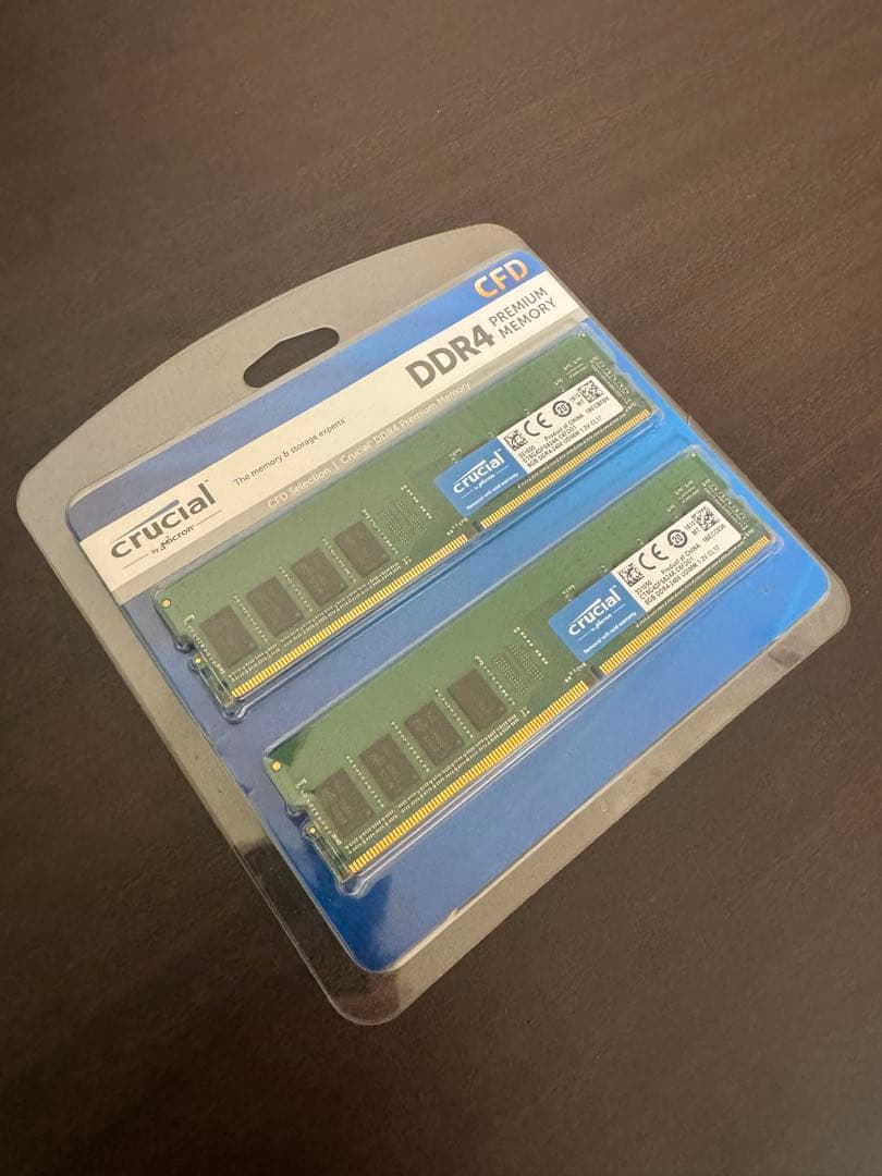 crucial DDR4 メモリ 8GB 2枚セット