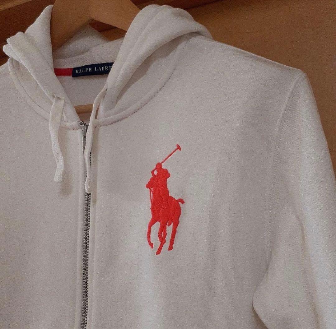 Ralph Lauren ホワイトパーカー