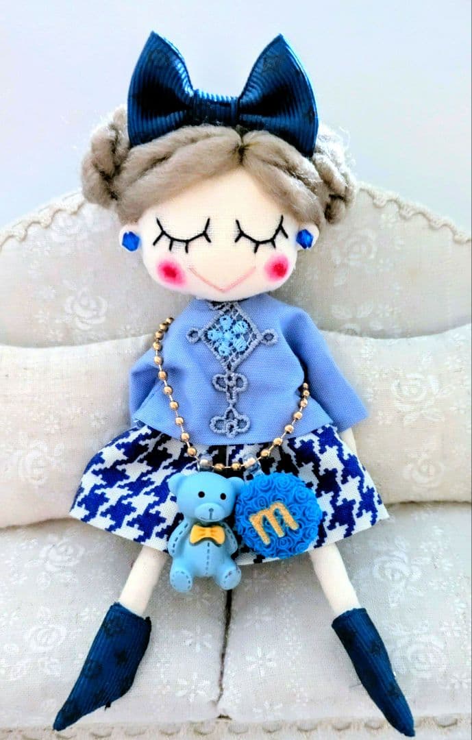 Kyokotan様 ハンドメイド ドールチャーム バッグチャーム お人形