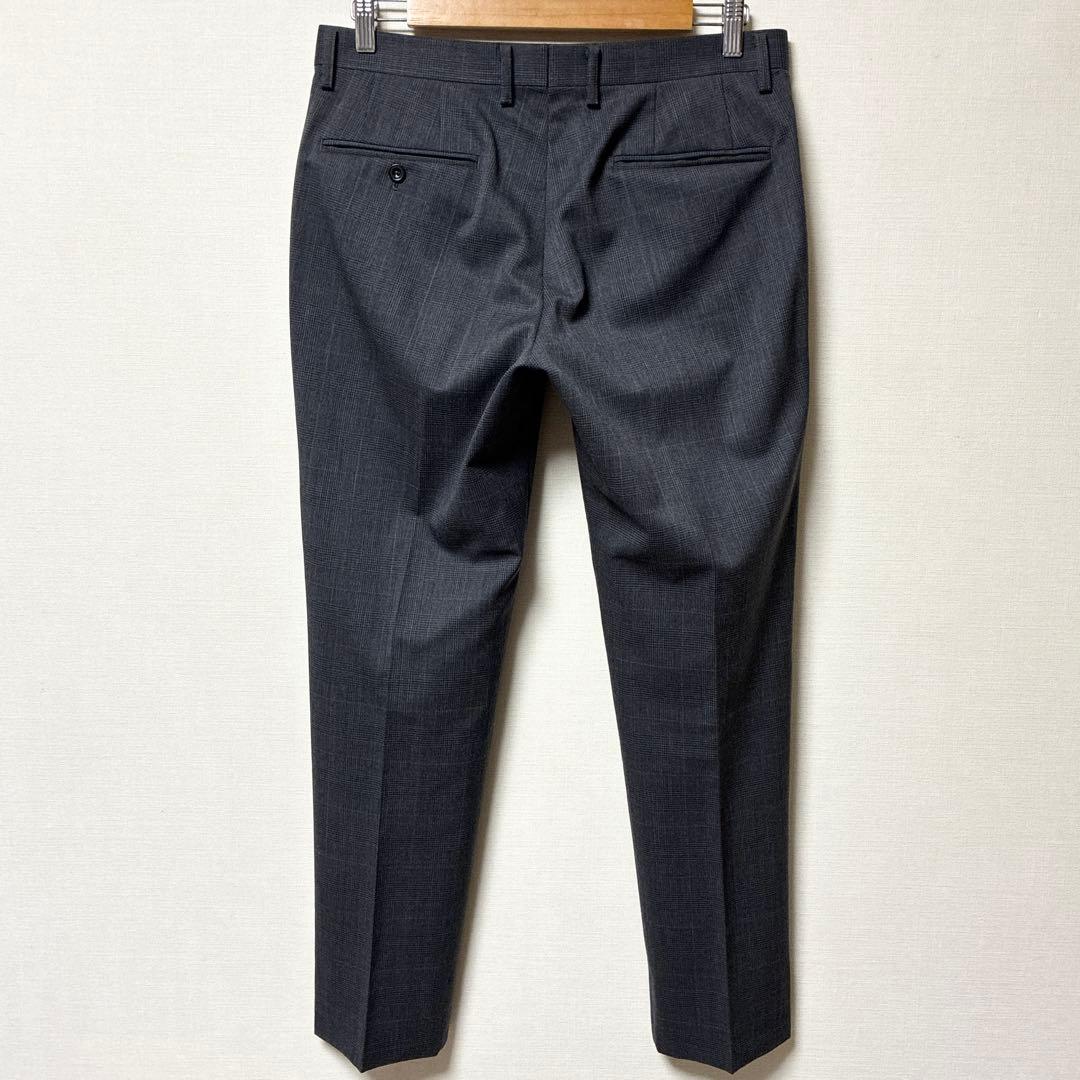 極美品 FABRIC TOKYO スリーピースセットアップ グレー チェック