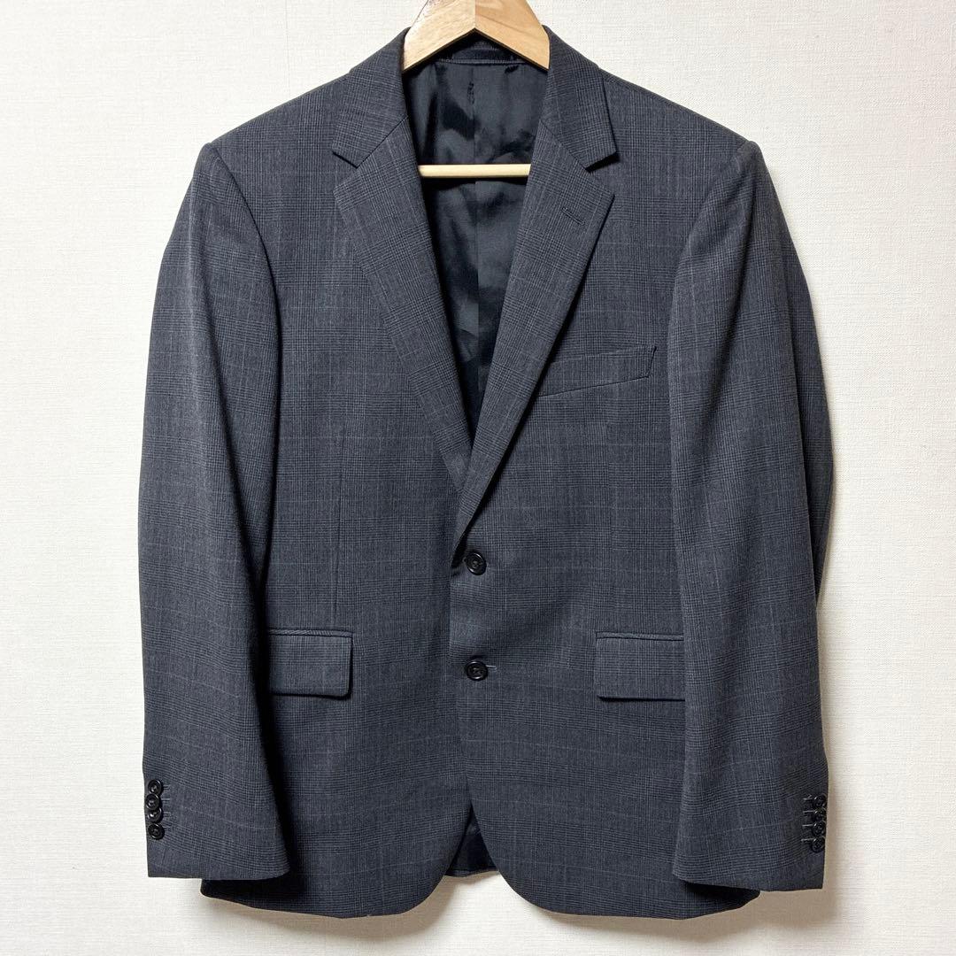 極美品 FABRIC TOKYO スリーピースセットアップ グレー チェック