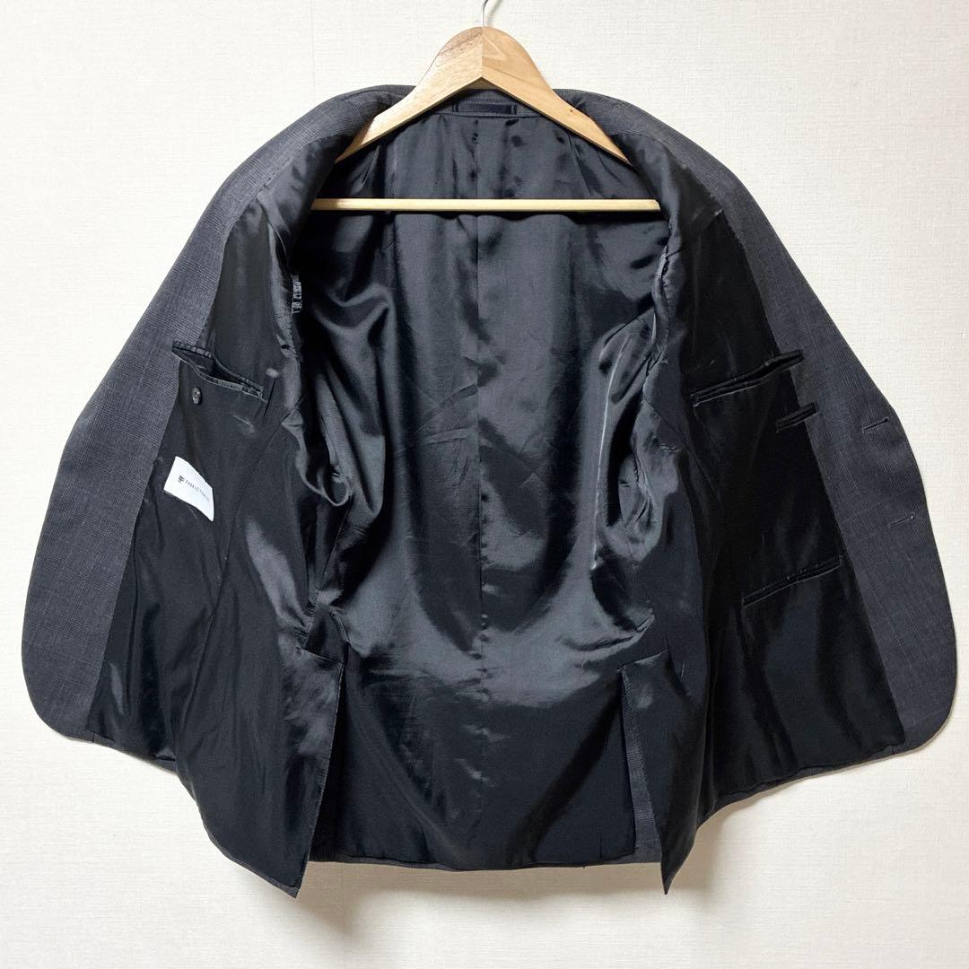極美品 FABRIC TOKYO スリーピースセットアップ グレー チェック