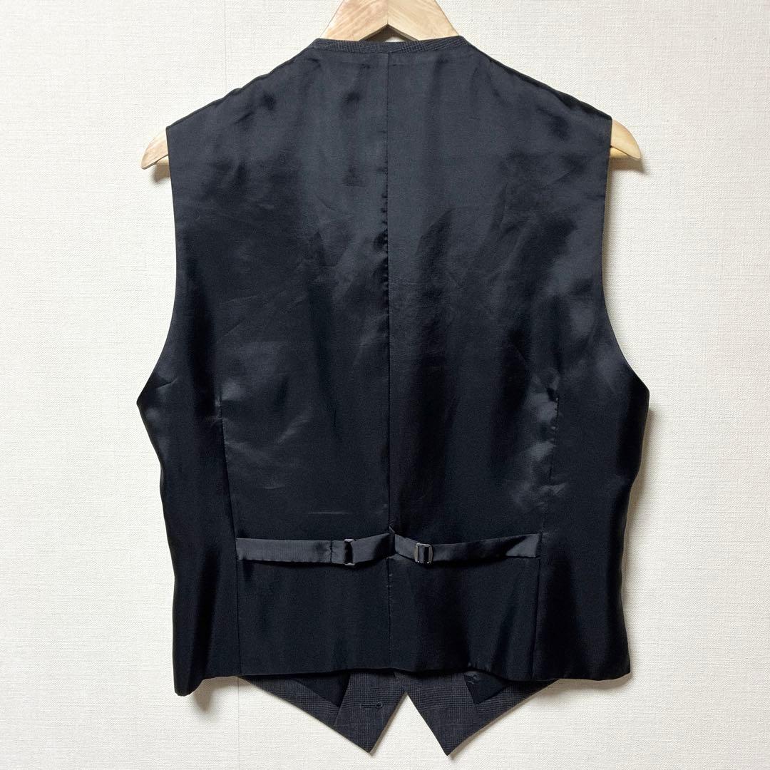 極美品 FABRIC TOKYO スリーピースセットアップ グレー チェック