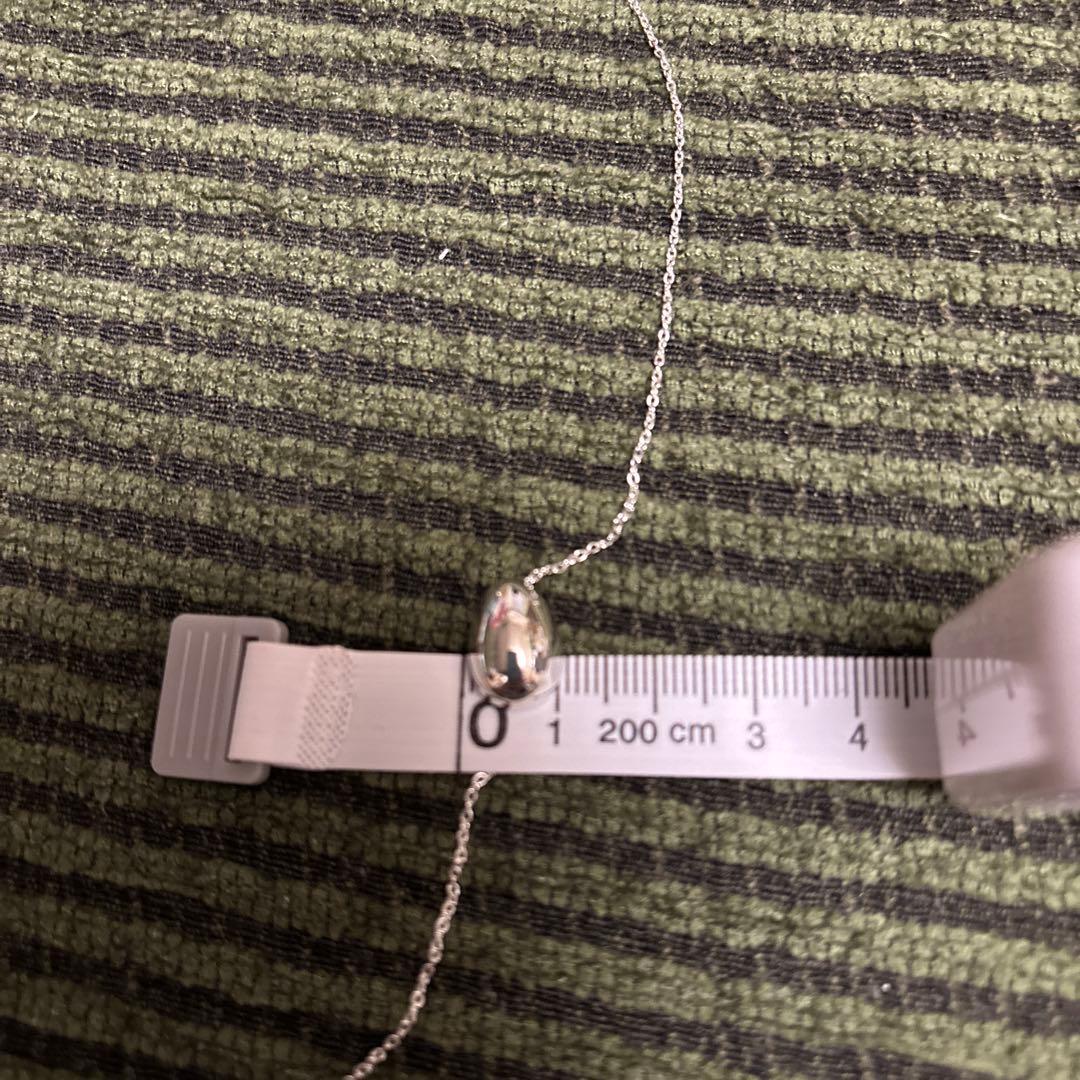   シルバー　ペンダント　卵型