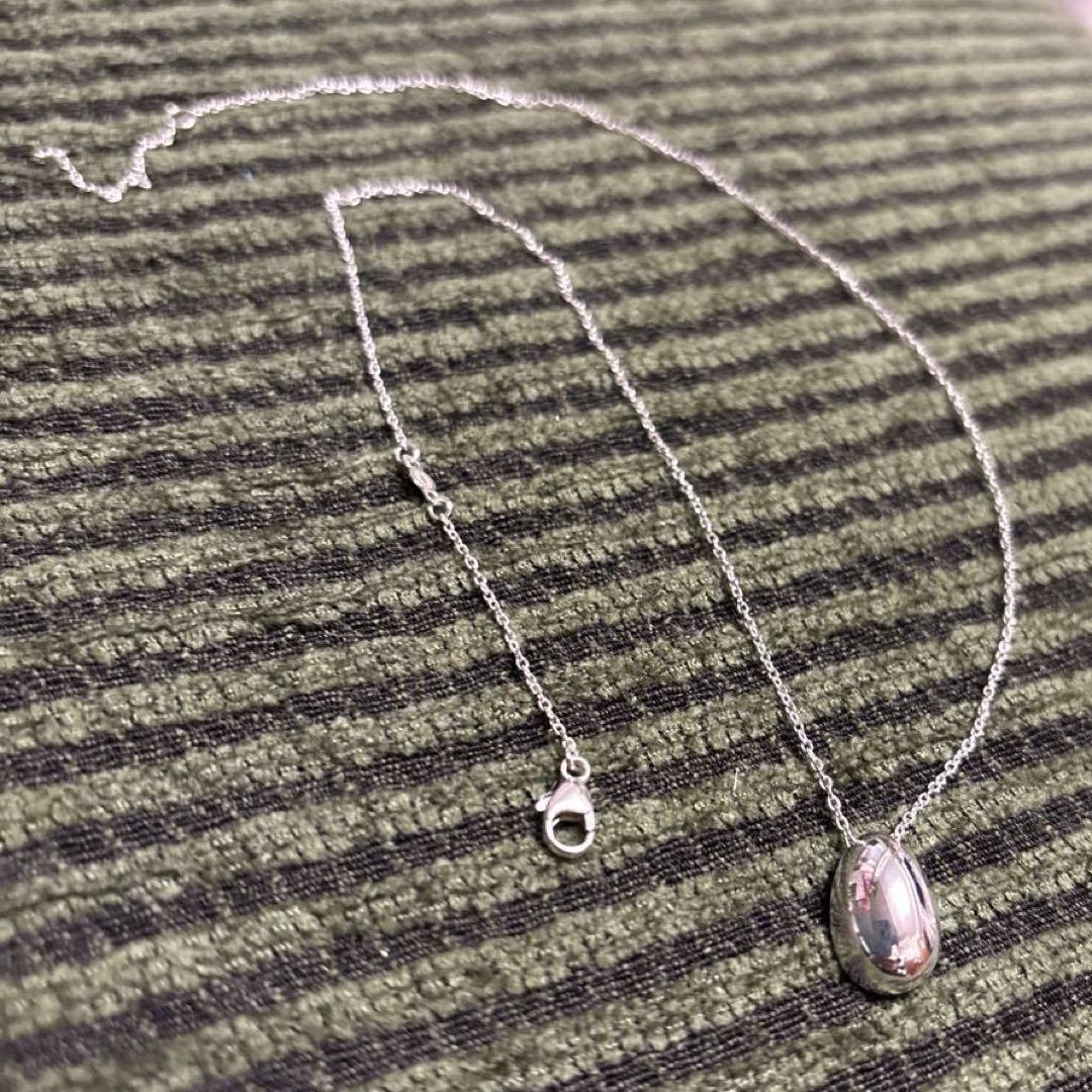   シルバー　ペンダント　卵型