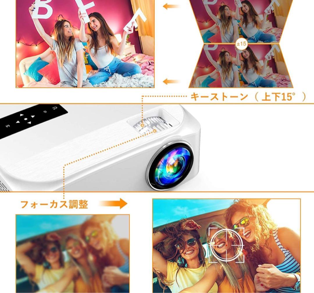 プロジェクター　GROVIEW BL89 ホームシアター　4K Wifi