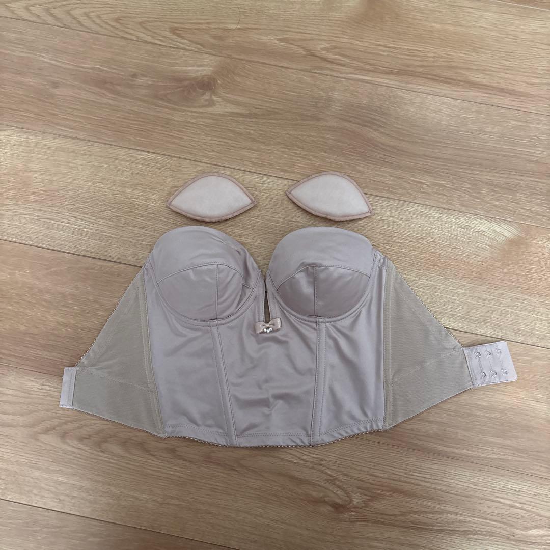 【D65】ブライダルブルーム ショートビスチェ ロングガードル