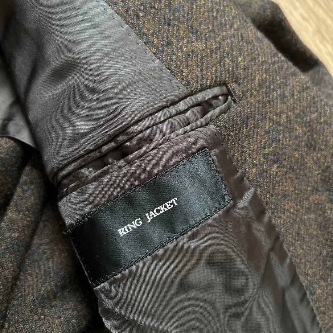 RINGJACKET リングヂャケット ツイード ウール テーラード ジャケット