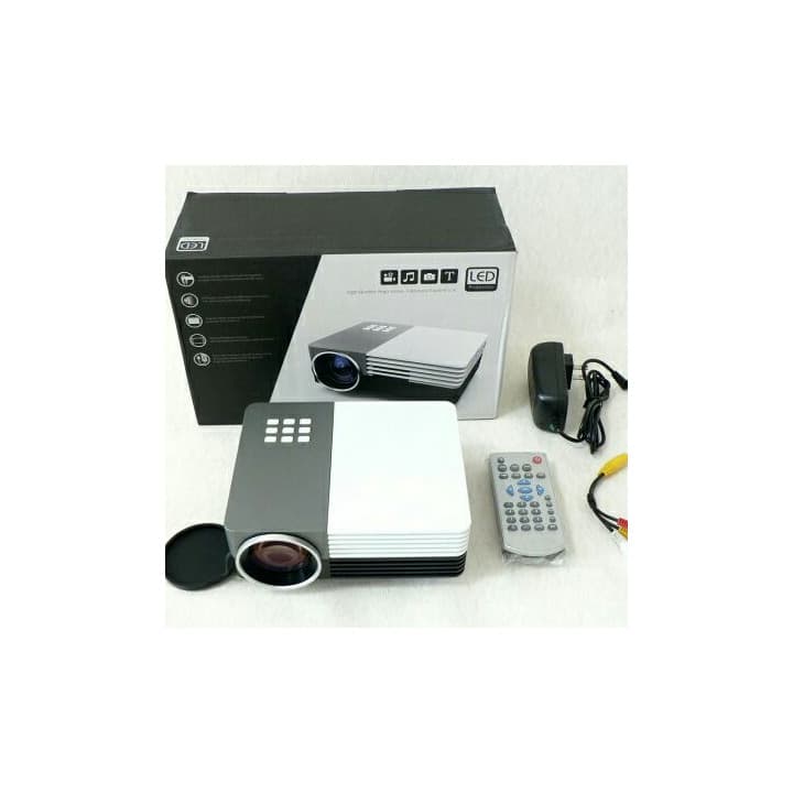 LEDプロジェクター◆　HDMI端子 ・スピーカー内蔵・２電源対応