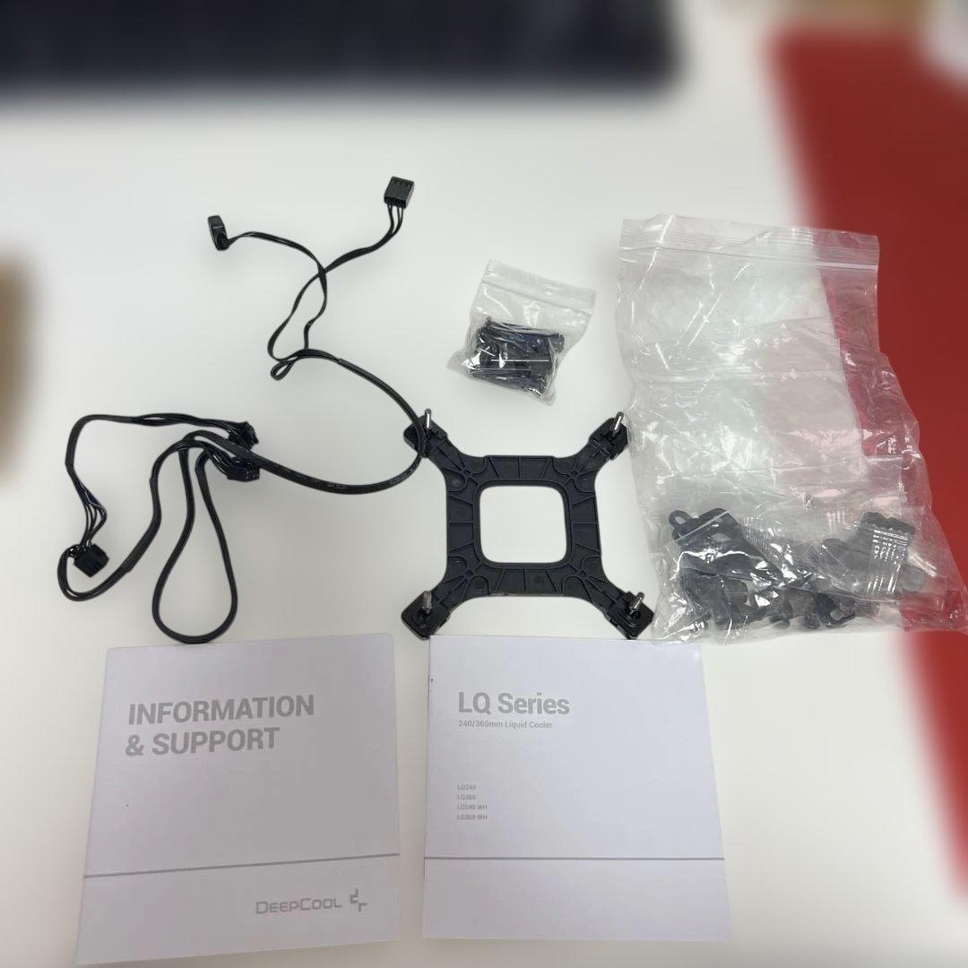 DeepCool LQ360 液体CPUクーラー ブラックBlack