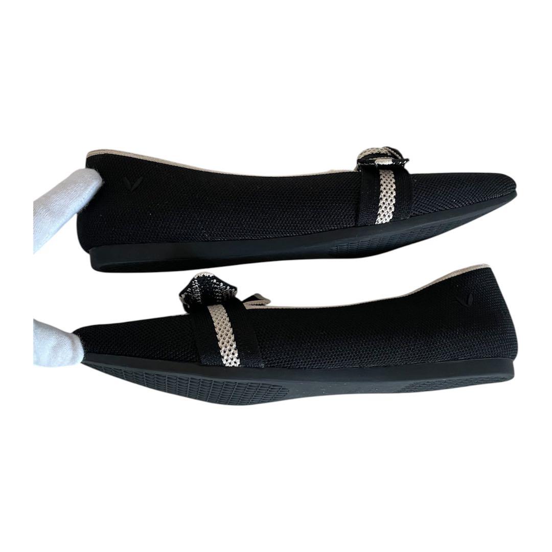 【極美品】ビバイア ミッシェル ポインテッドトゥボウディテール ニットローファー