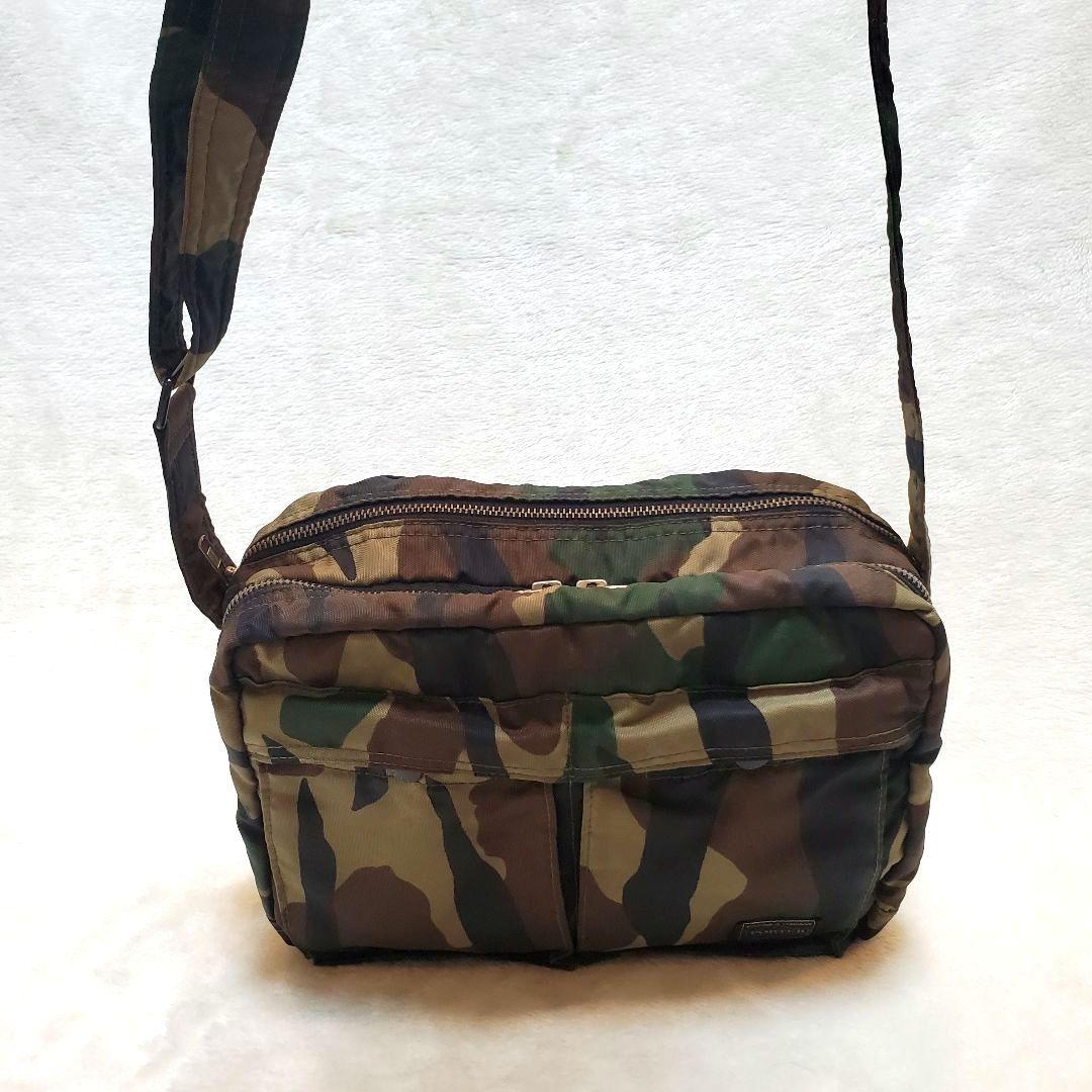 希少 美品 PORTER 迷彩柄 ショルダーバッグカモフラ