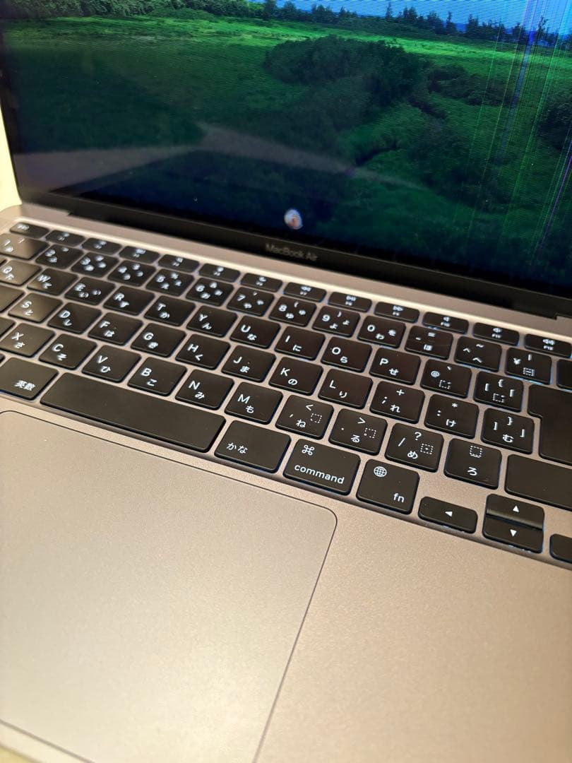 MacBook Air M1 16GB 256GB 液晶割れジャンク 箱・付属品
