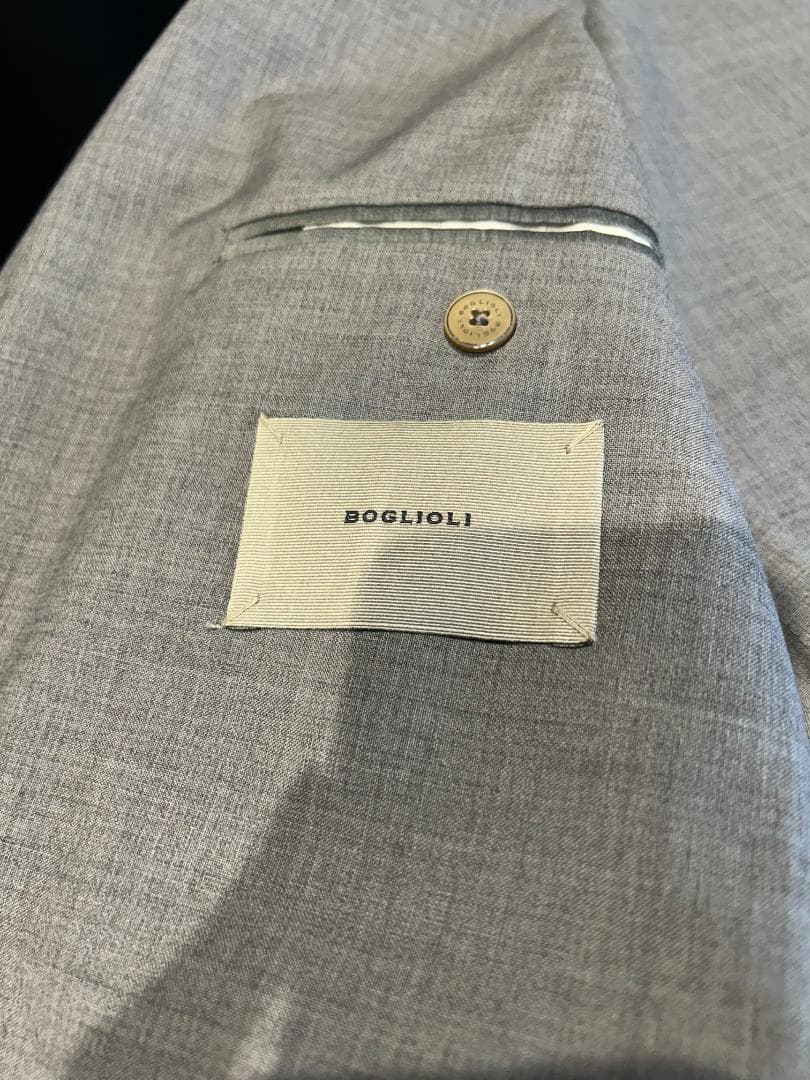 美品 Boglioli DOVER ボリオリ ドーヴァー ライトグレー スーツ