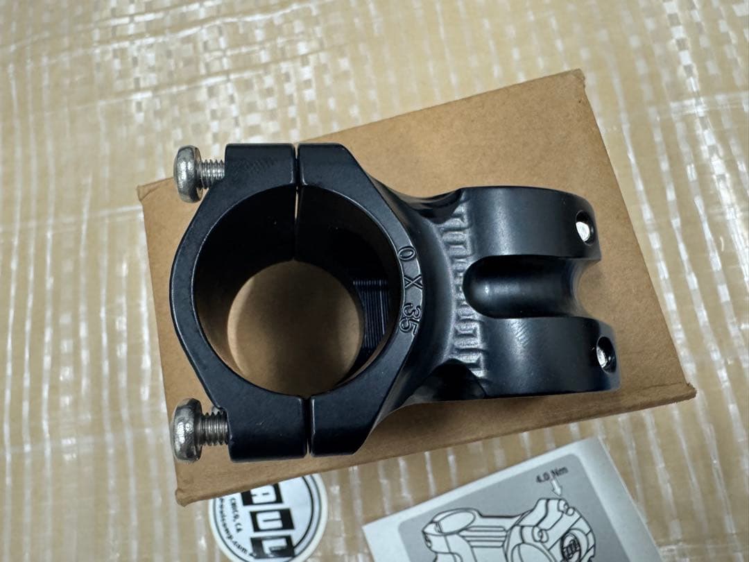 paulステム ポールステム　35mm 0度　ブラック