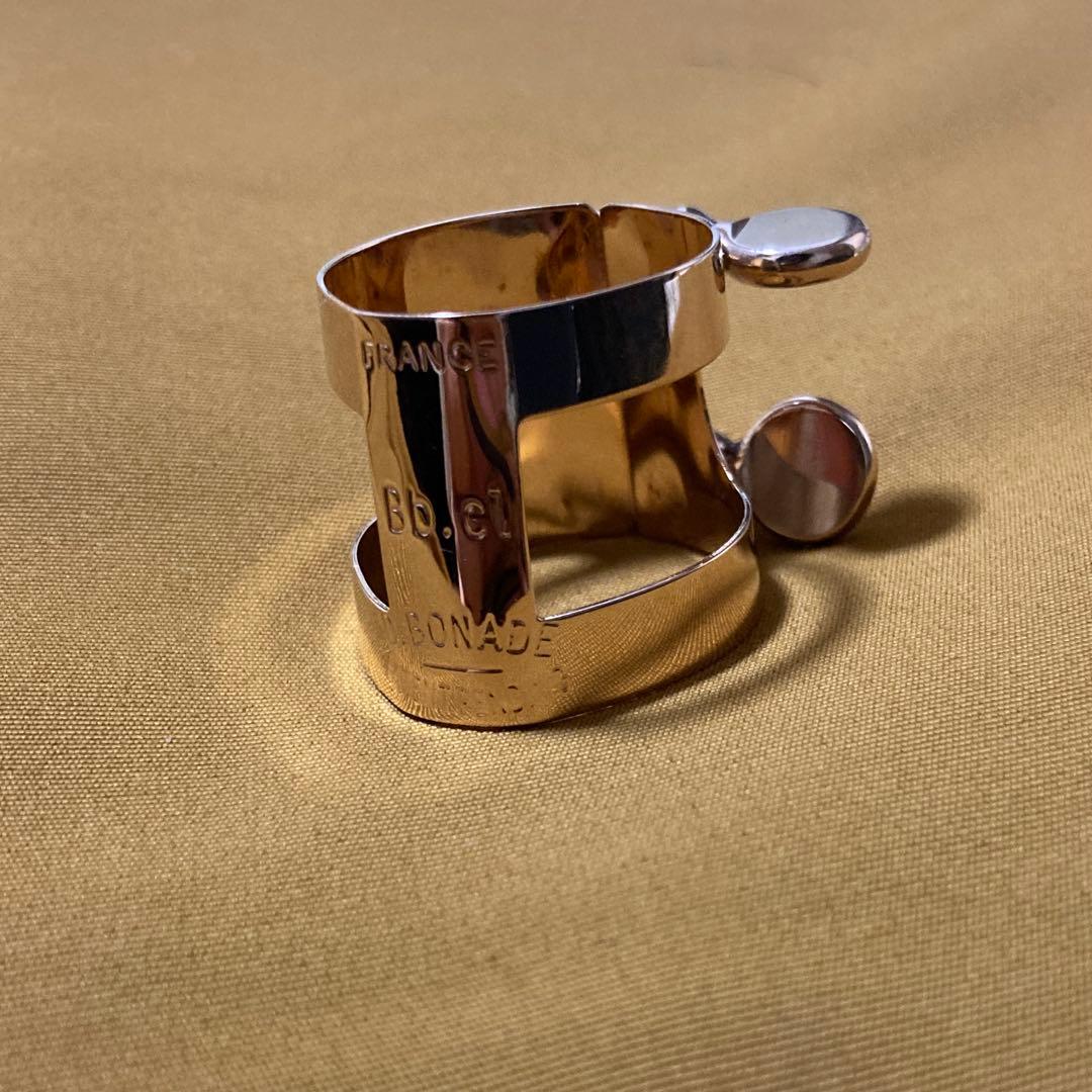 buzzボナード ピンクゴールド　クラリネットリガチャー