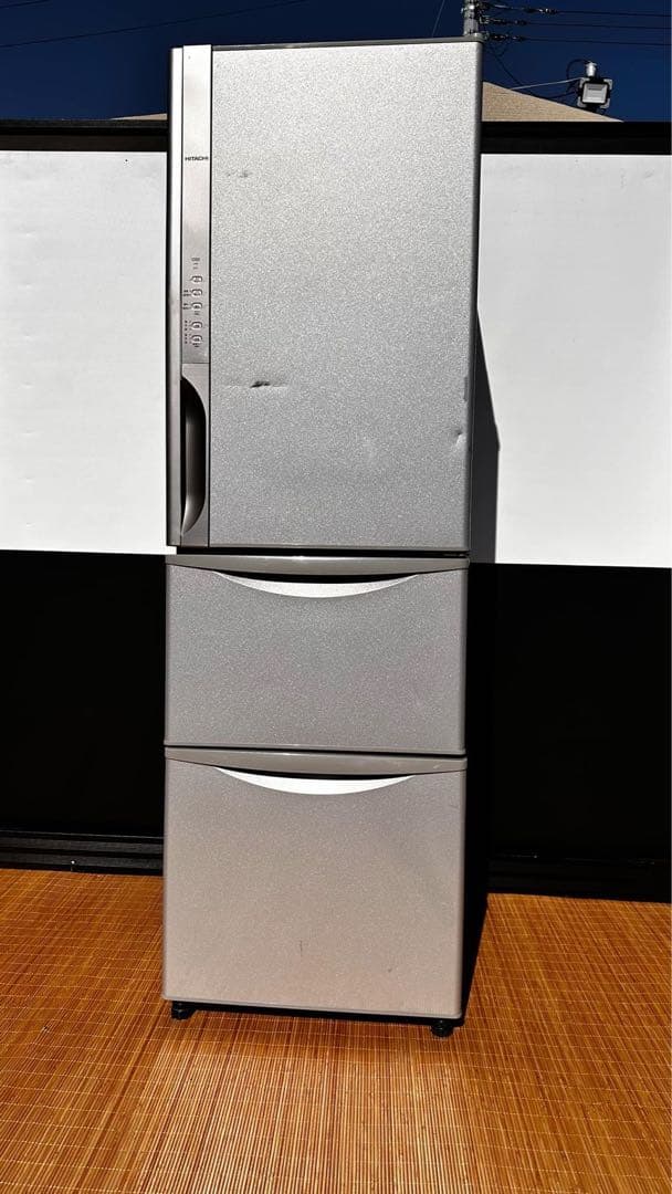 【価格相談可】日立ノンフロン冷凍冷蔵庫R-K320EV （T）