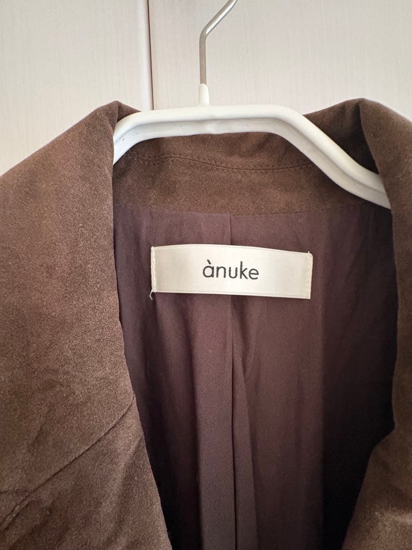 【anuke】Eco Suede Jacket