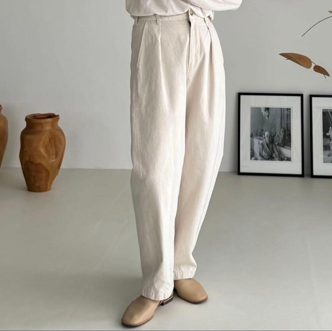 美品 argue Zimbabwe cotton denim pants 1