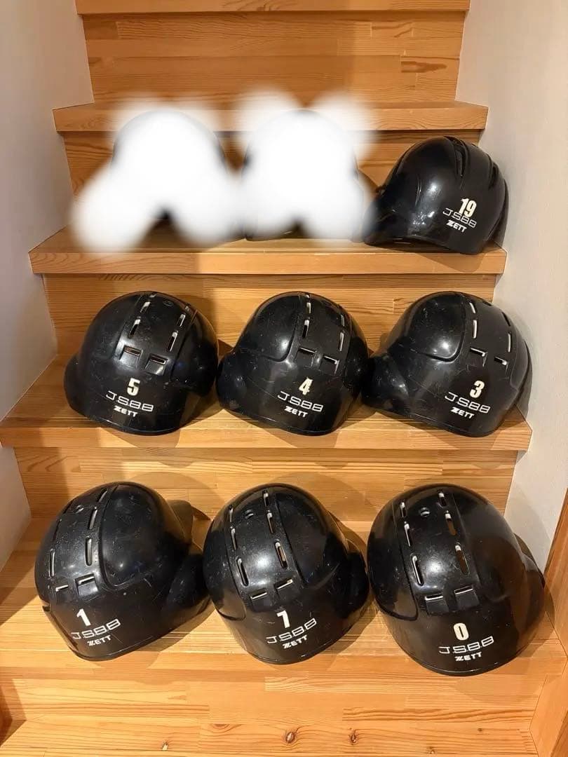野球　ヘルメット JSBB　ZEET 軟式　7個　まとめ売り