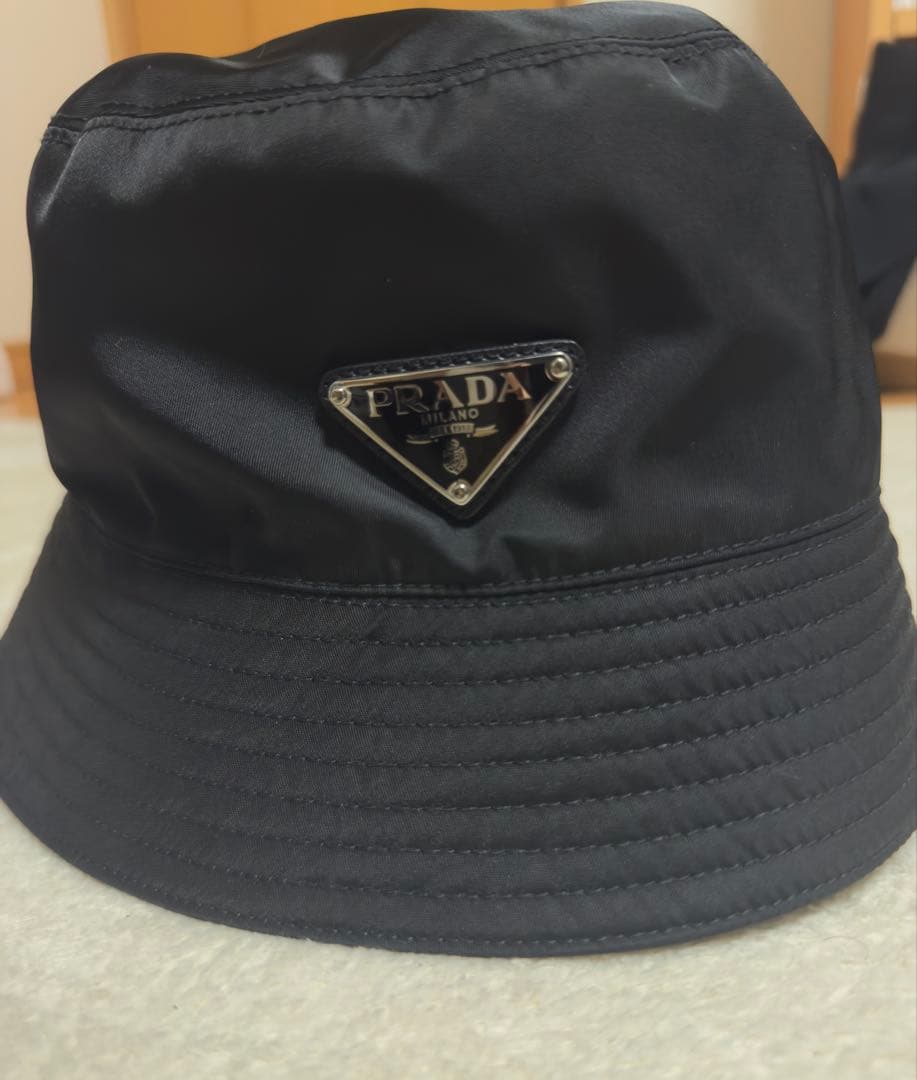 【美品】PRADA Re-Nylon プラダ バケットハット Mサイズ