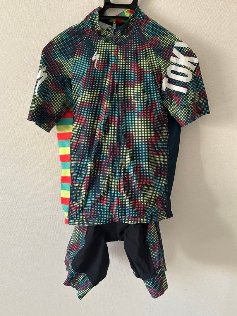 スペシャライズド サイクルジャージ カモフラージュ ビブシューツ上下セット