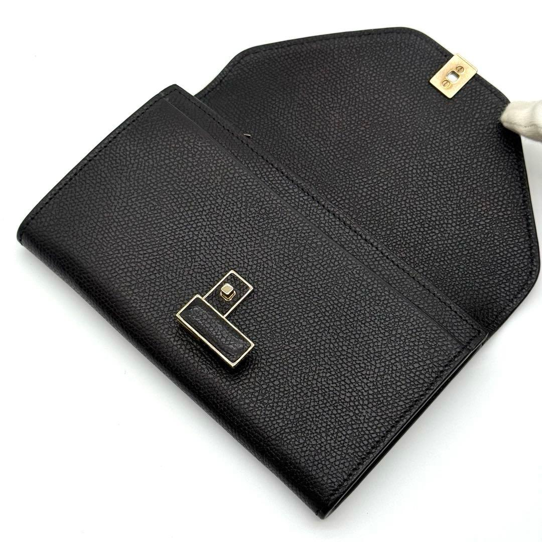 ヴァレクストラ イジィデ レザー ミディアム 財布 ウォレット ブラック 黒