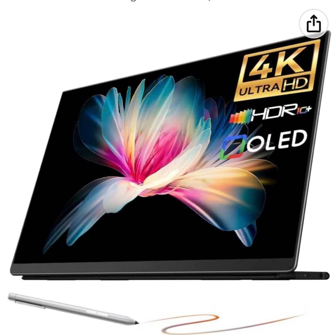 EWEI モバイルモニター OLED 4K 有機EL 13.3インチ