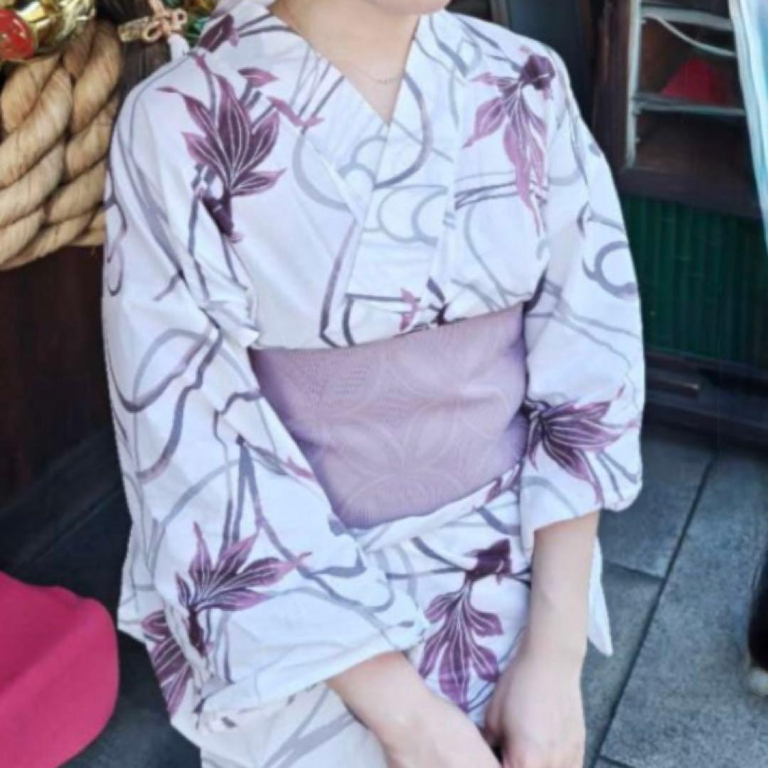 dazzy 浴衣セット　ナチュラルダスティー　金魚柄浴衣