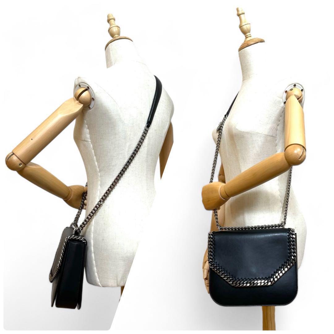 未使用級✨ステラマッカートニー ファラベラ 3WAYチェーンショルダーバッグ 黒