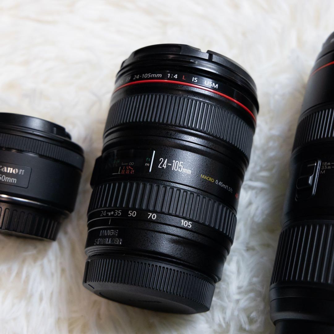 【セット売り】Canon EOS 6D +Lレンズ2本+単焦点レンズ