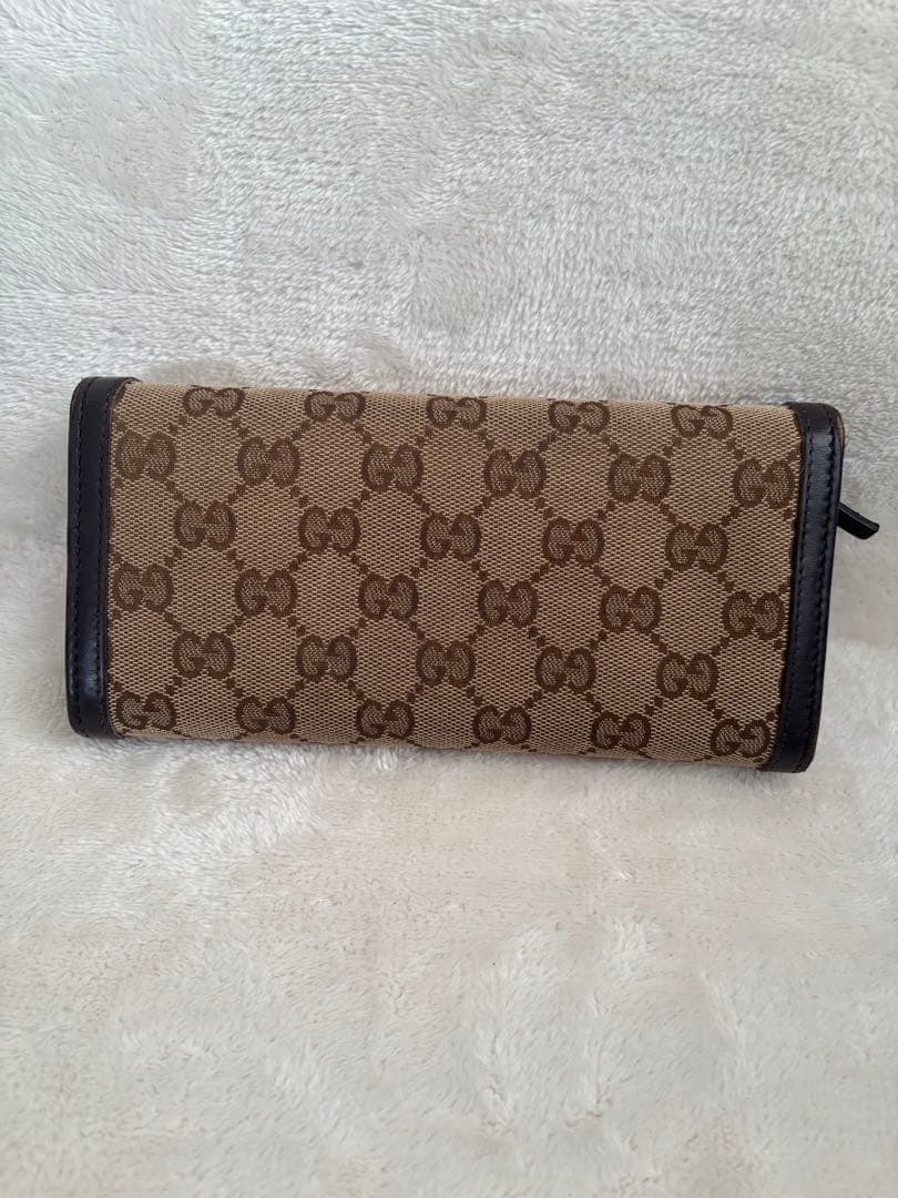 マ*ン様 GUCCI GGキャンバス 長財布 箱付き 正規品　インターロッキング