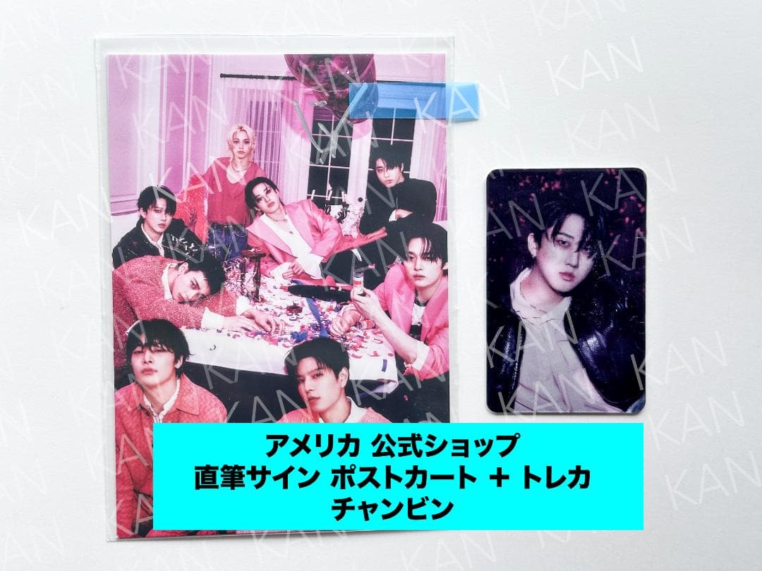 StrayKids スキズ DOIT チャンビン 直筆サイン ポスカ トレカ