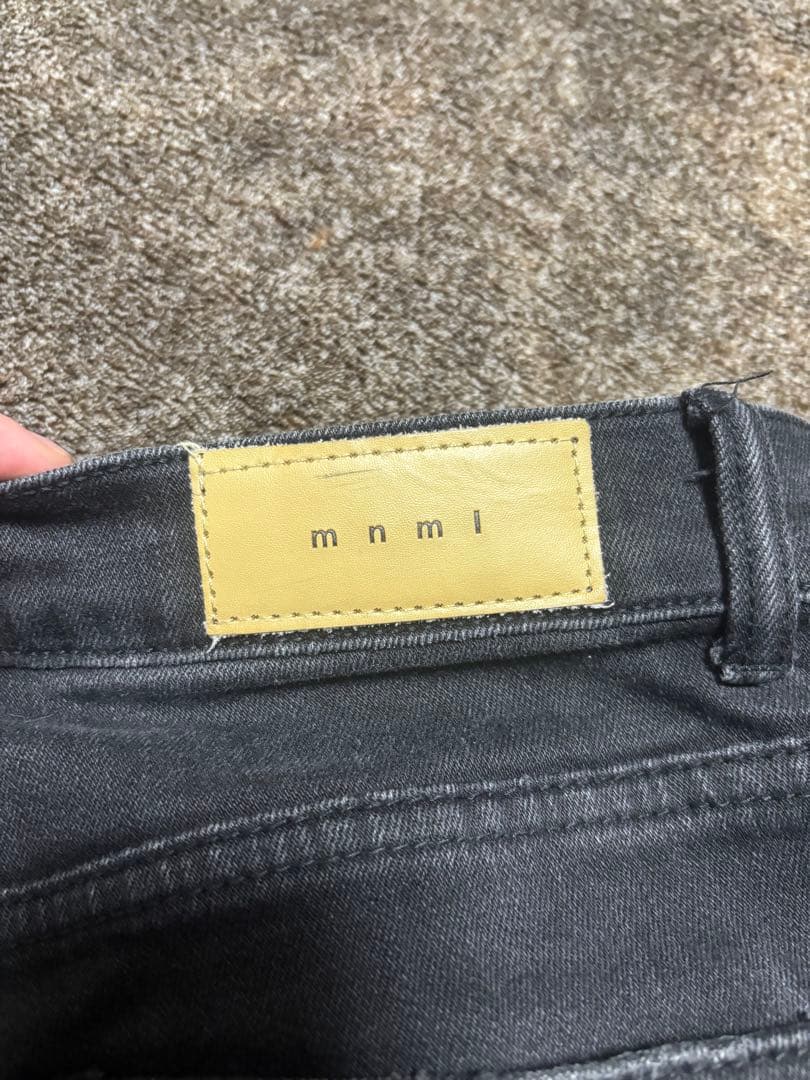 mnml ダメージスキニー