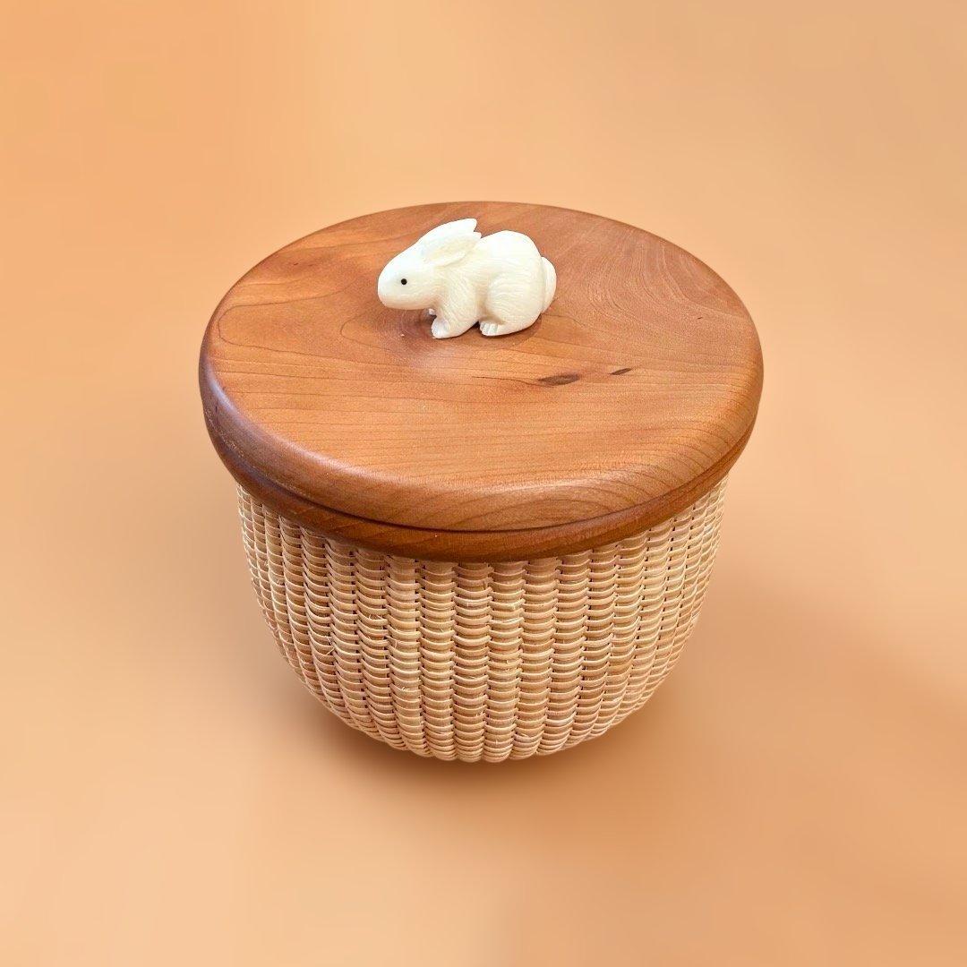 ナンタケットバスケット　キャンディバスケット　５インチラウンド