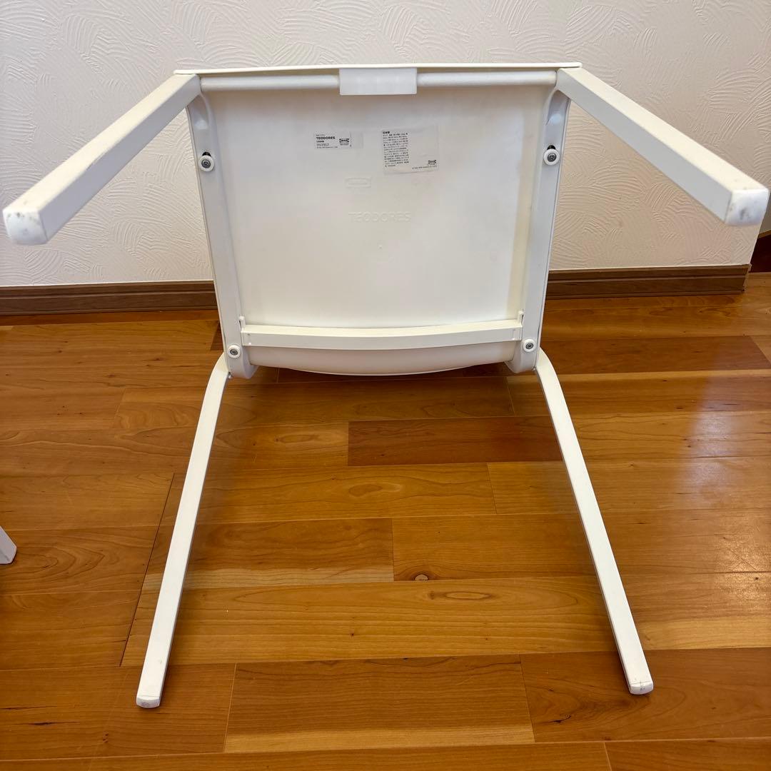 3脚セット　IKEAイケア TEODORES テオドレススタッキングチェア