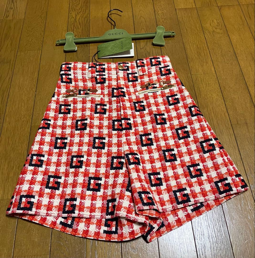 最終お値下げ正規品GUCCIグッチG柄ショートパンツハイウエストハーフパンツ