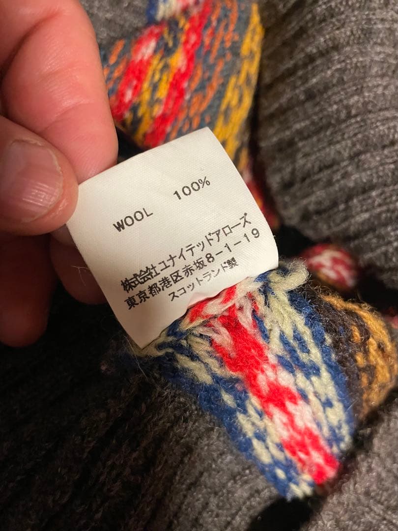 Jamieson's ユナイテッドアローズ別注ベスト　好配色Mサイズ