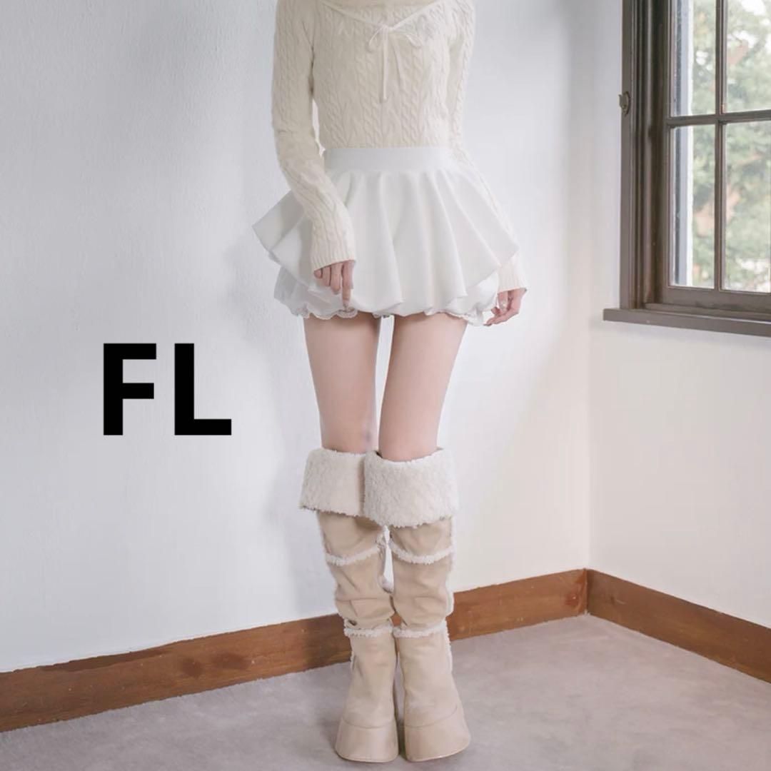 【nyann】Darich ボリュームバルーンミニスカート　FL