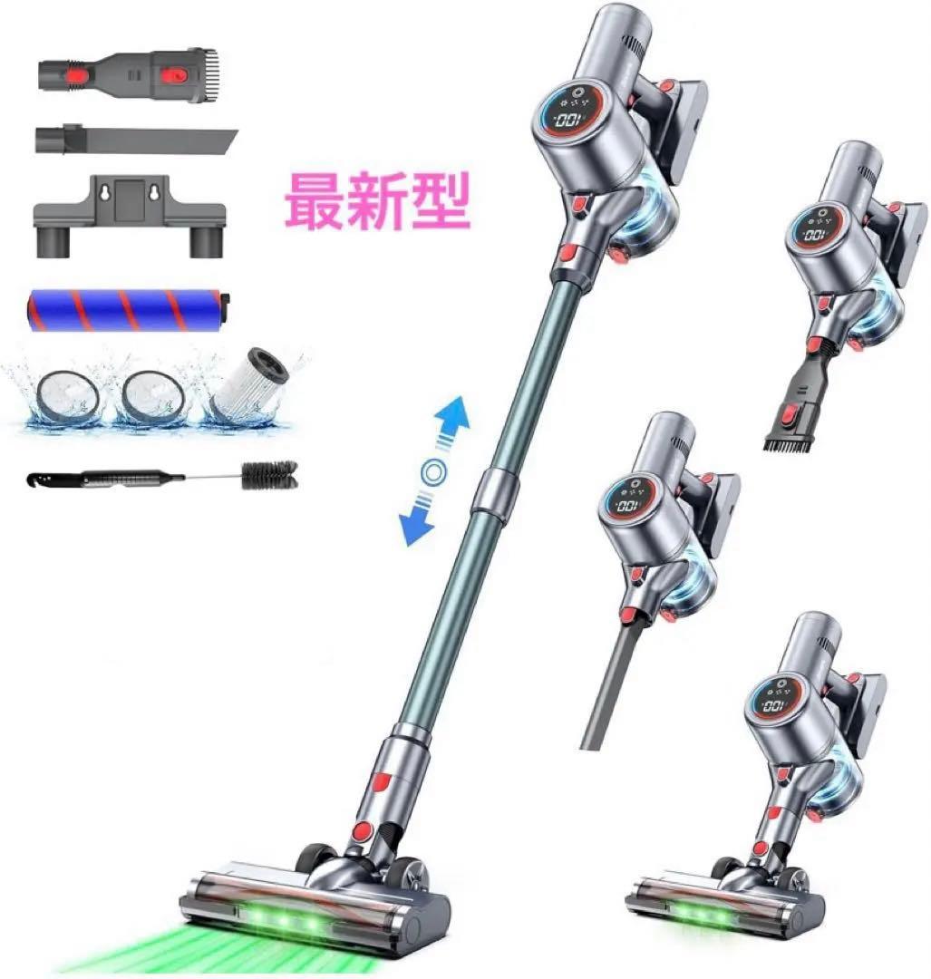 ❣️最新型❣️掃除機 コードレス　業界初LEDライト　コードレス掃除機 サイクロン式