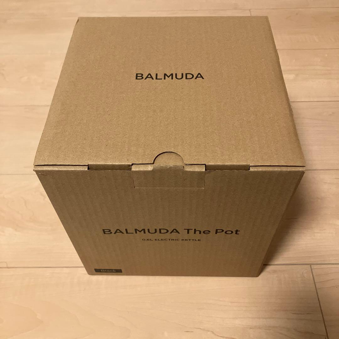 【新品未使用】BALMUDA The Pot バルミューダ　電気ケトル　ブラック