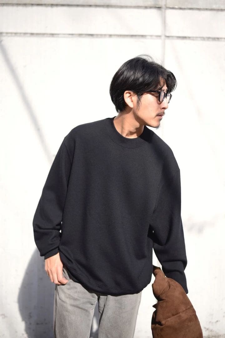 Cale　カル　スーパー120エアウール裏毛スウェット