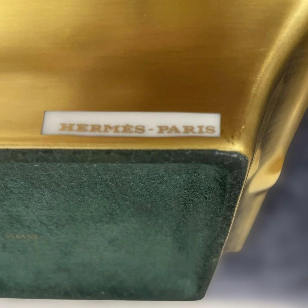 HERMES エルメス　アッシュトレイ　灰皿　金彩