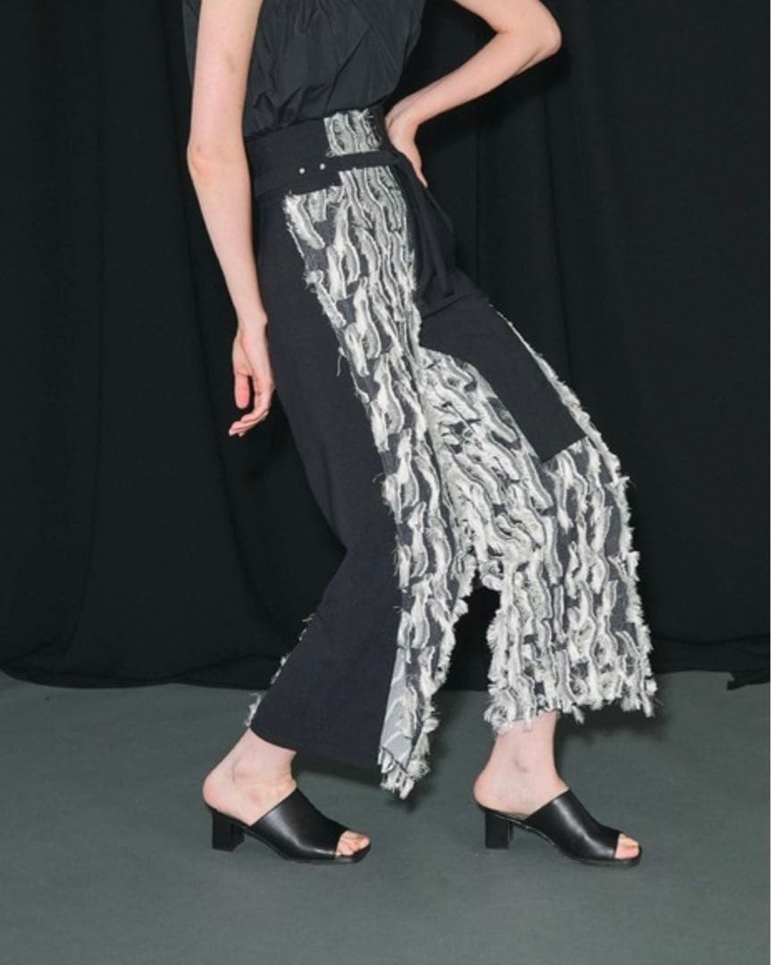 UNITED TOKYO 2021SSコレクション　マーブルジャガードパンツ