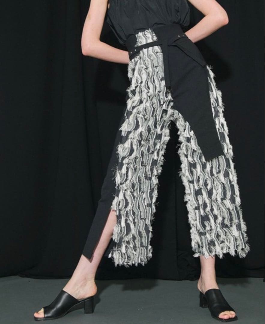 UNITED TOKYO 2021SSコレクション　マーブルジャガードパンツ