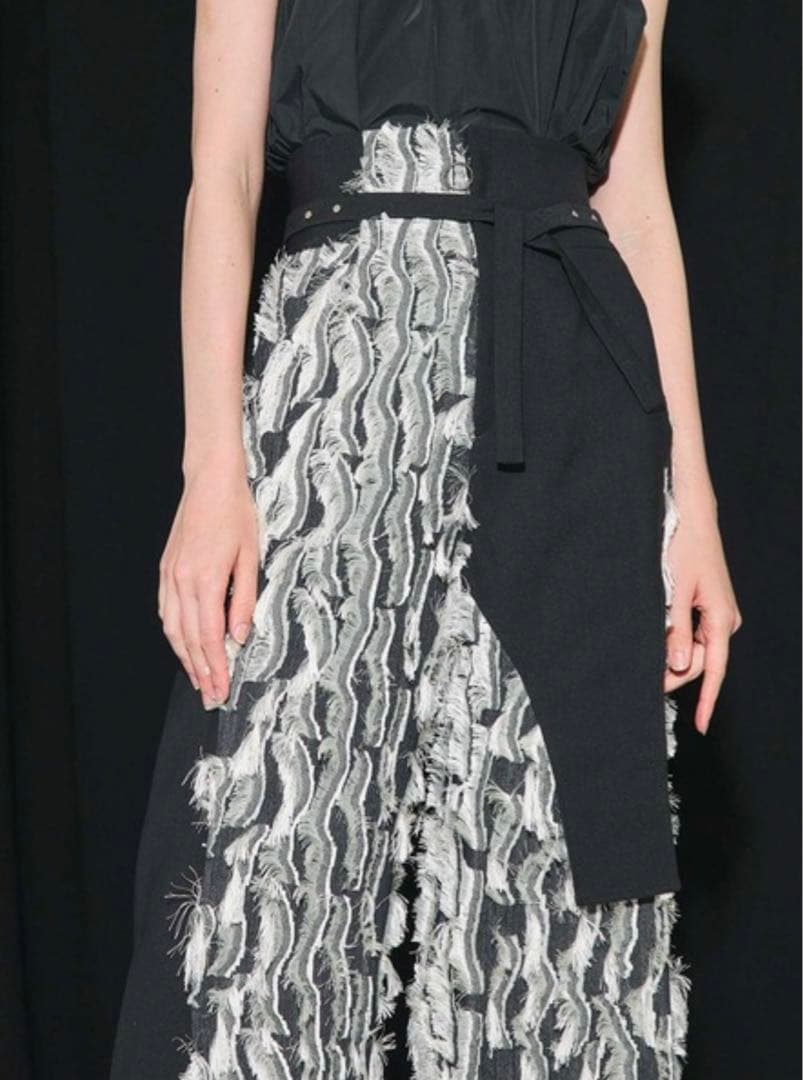 UNITED TOKYO 2021SSコレクション　マーブルジャガードパンツ