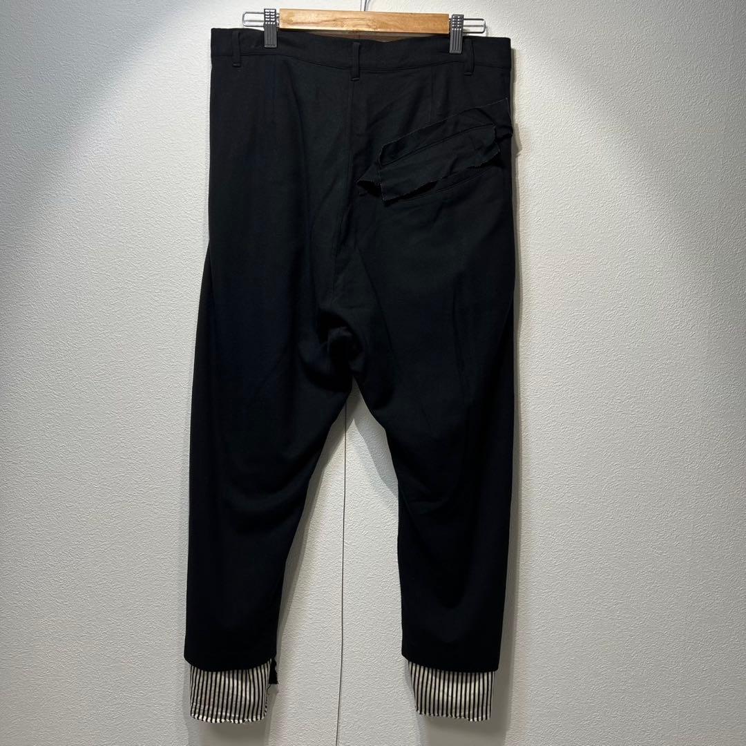 希少 美品 ベッドフォード ウール ストライク レイヤード デザイン パンツ 1