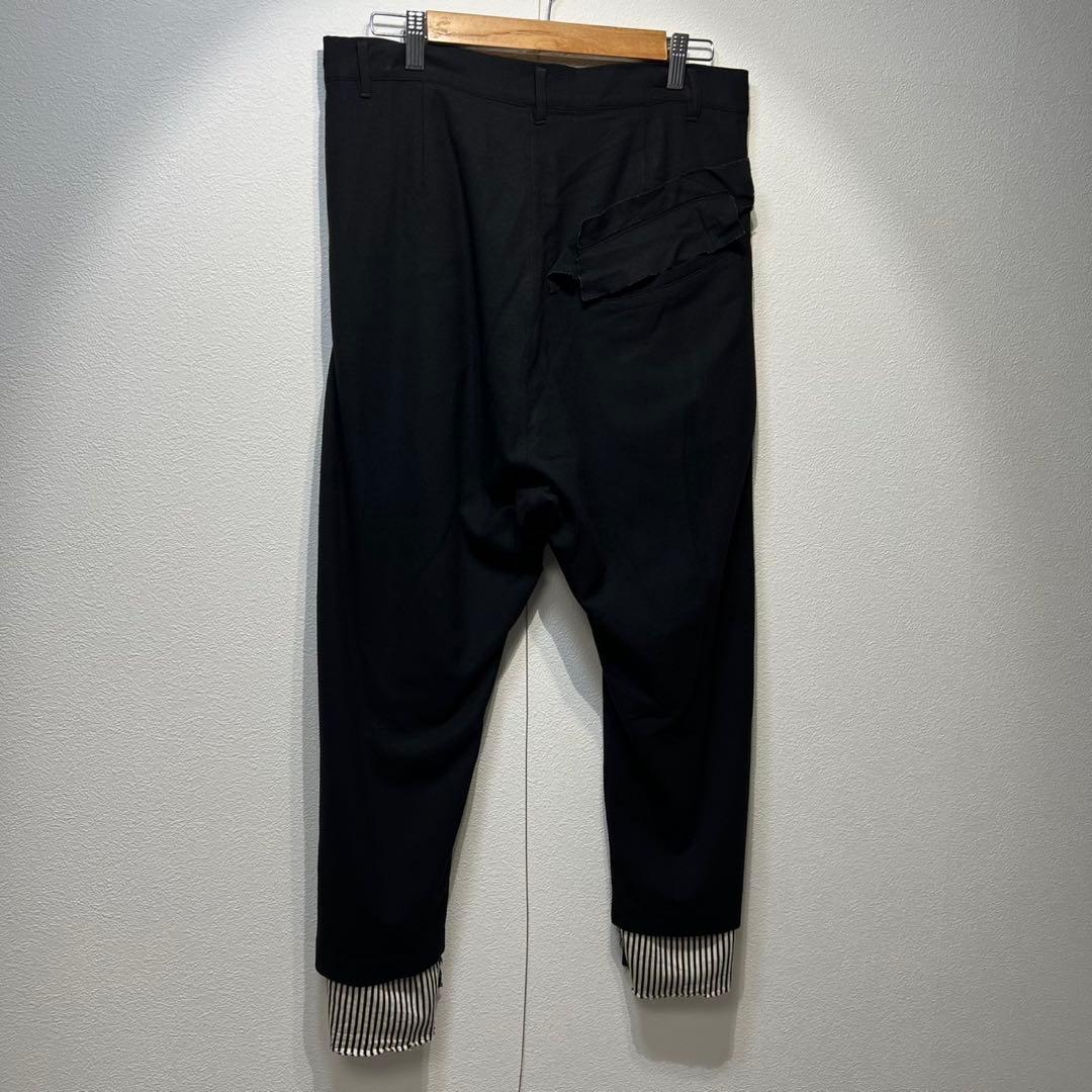 希少 美品 ベッドフォード ウール ストライク レイヤード デザイン パンツ 1