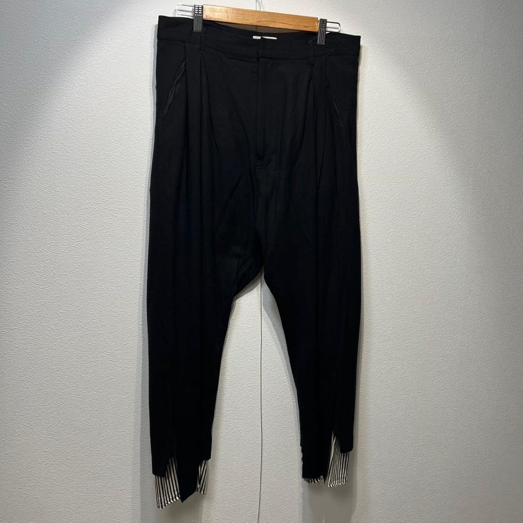 希少 美品 ベッドフォード ウール ストライク レイヤード デザイン パンツ 1