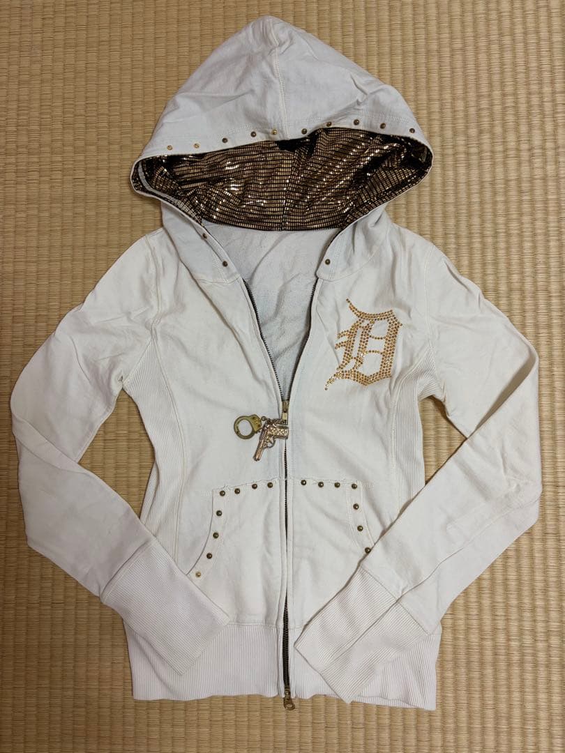 d.i.a 悪羅悪羅系ギラギラパーカー　ギャル　y2k ガルラ　ガレオ